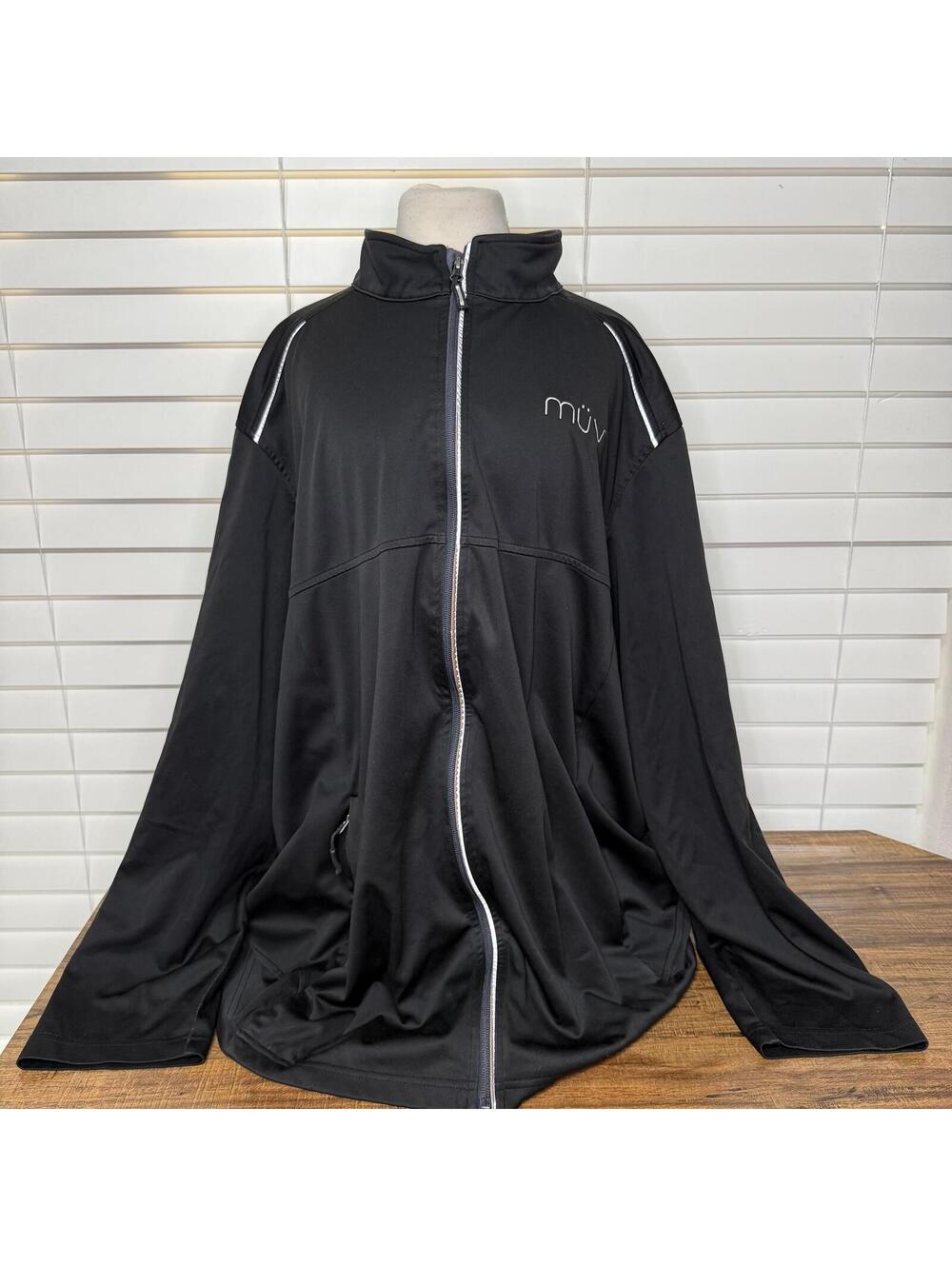 Core 365 müv Black Full Zip Track Jacket Size 3XL